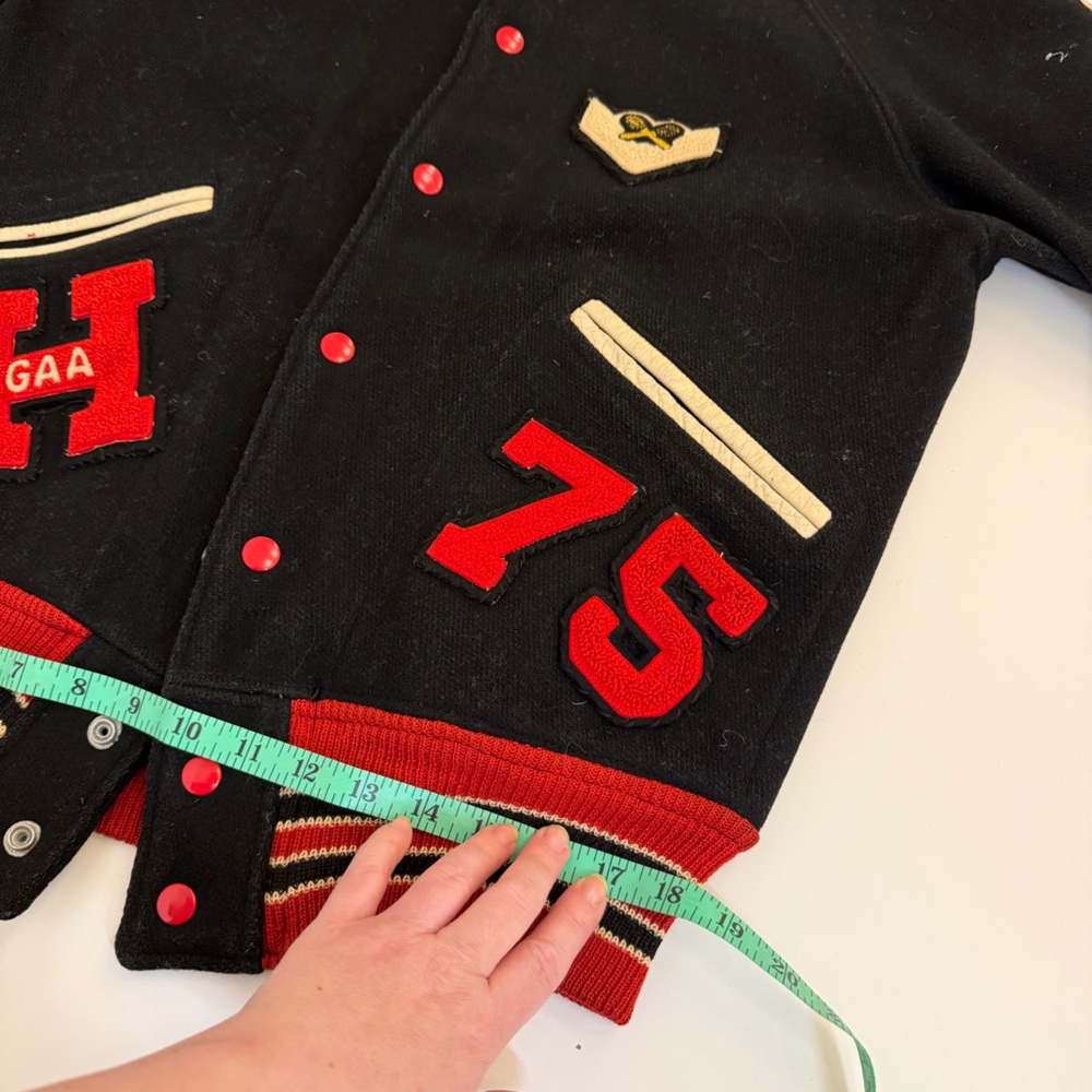 Black and Red Varsity Jacket - Picture 8 of 11